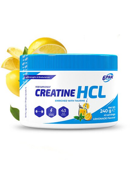 Креатин 6PAK Creatine HCL 240 gr – Spartasport Одесса